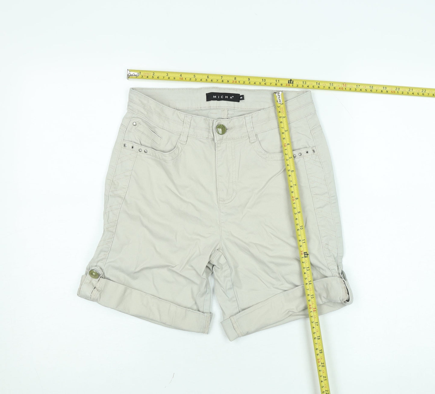 Womens UK Size 10 Micha Regular Fit Chino Shorts