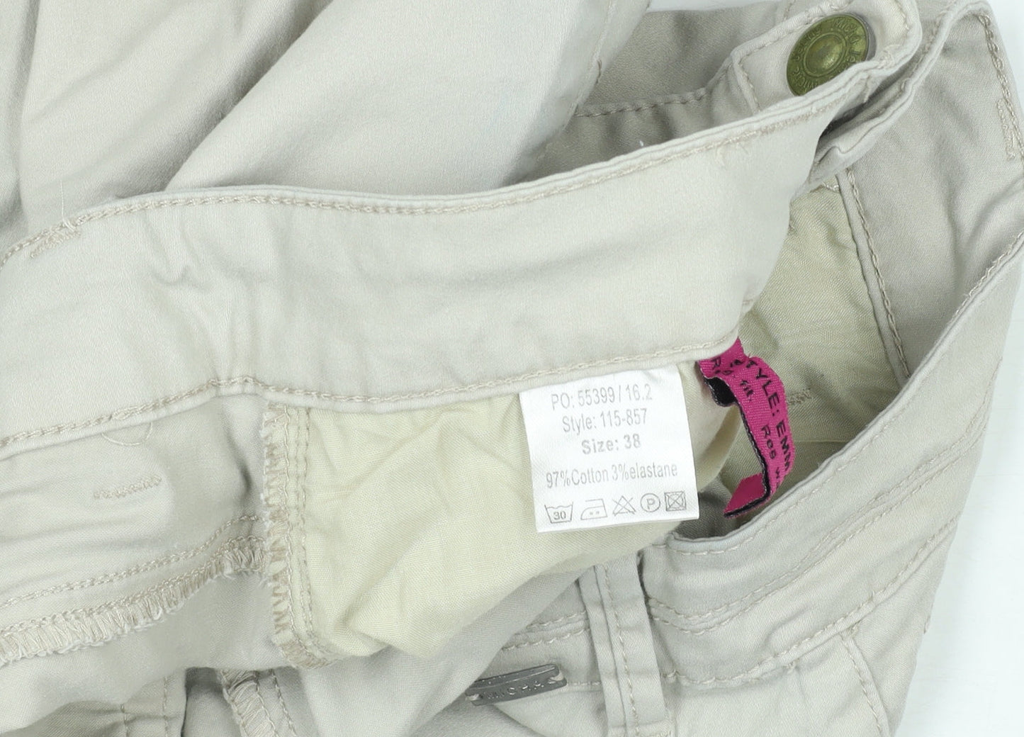 Womens UK Size 10 Micha Regular Fit Chino Shorts
