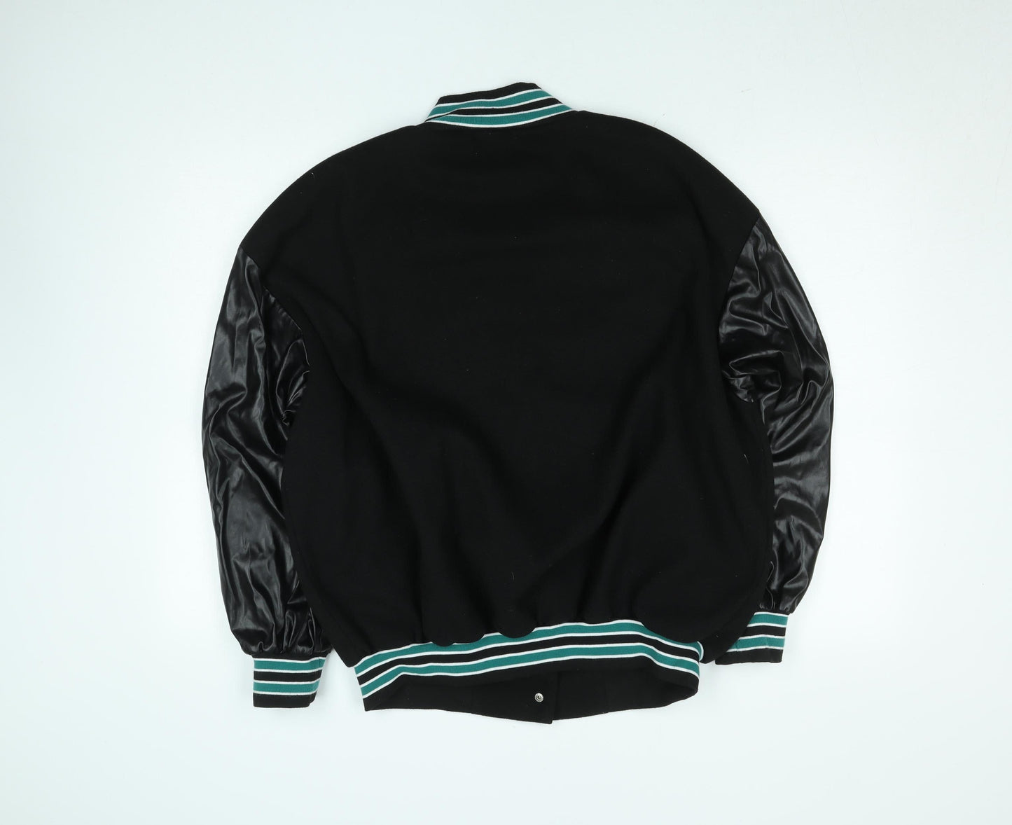 Womens UK Size 10 SheIn Black Varsity Jacket