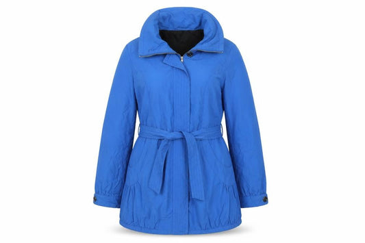 Womens UK Size L Purr Blue Rain Coat