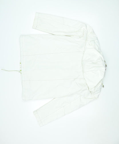 Womens UK Size 10 Summer Edition White Anorak Coat