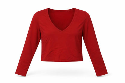 Womens UK Size L Urban Outfitters Red Cropped T-Shirt
