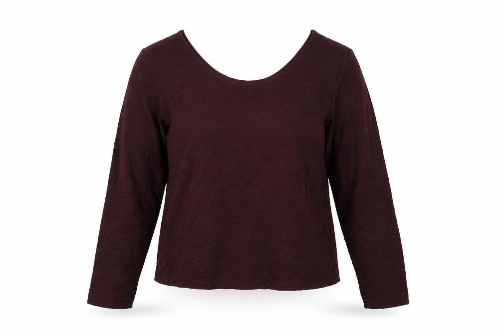 Womens UK Size XL Gallery Red Basic T-Shirt