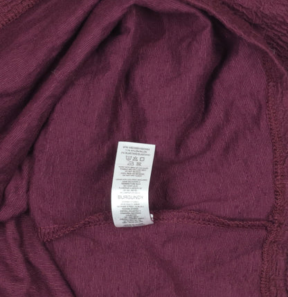 Womens UK Size XL Gallery Red Basic T-Shirt