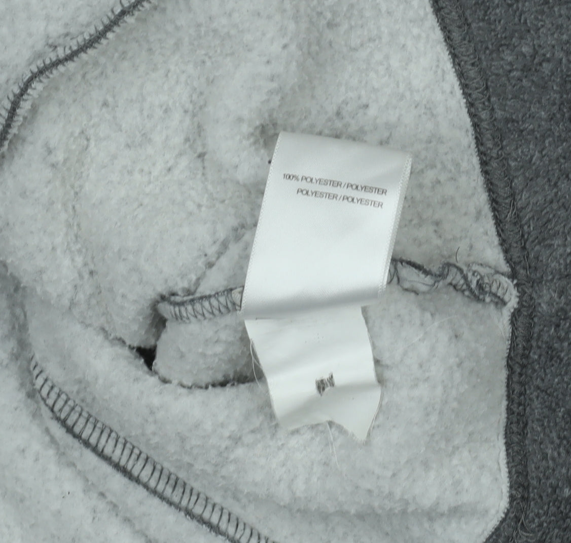 Damart Women Grey Fleece Button Jacket Size M Winter Coat