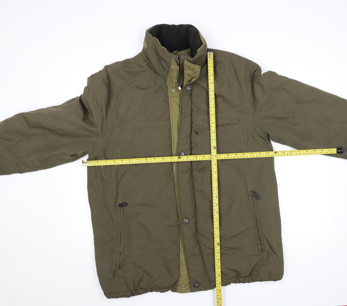 Mens UK Size 40 Bush Green Puffer Jacket