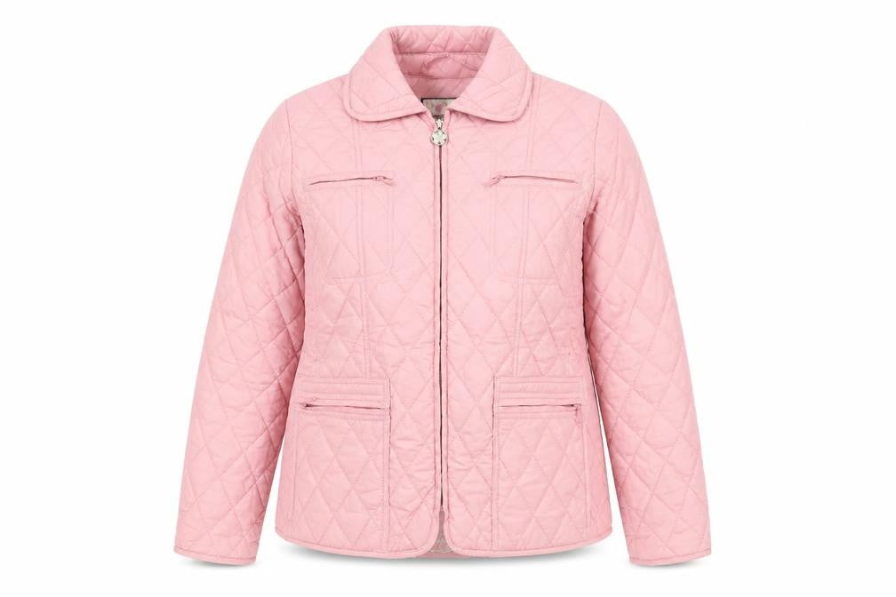 Womens UK Size 10 Champion Pink Quilted Coat