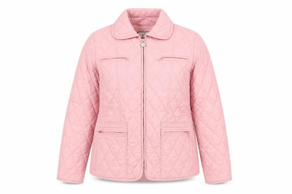 Womens UK Size 10 Champion Pink Quilted Coat