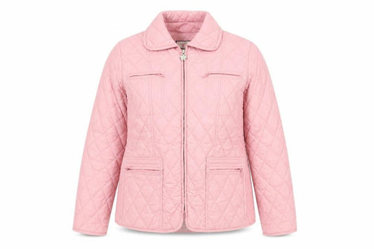 Womens UK Size 10 Champion Pink Quilted Coat