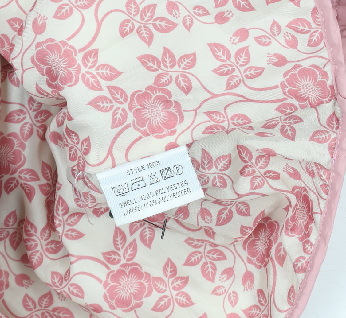 Womens UK Size 10 Champion Pink Quilted Coat