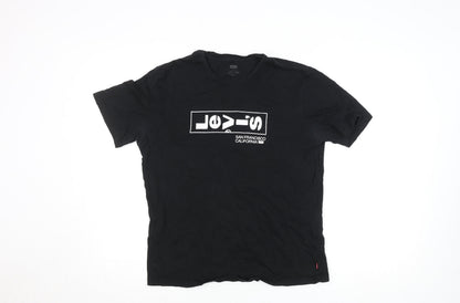 Mens UK Size S Levi's Black  T-Shirt