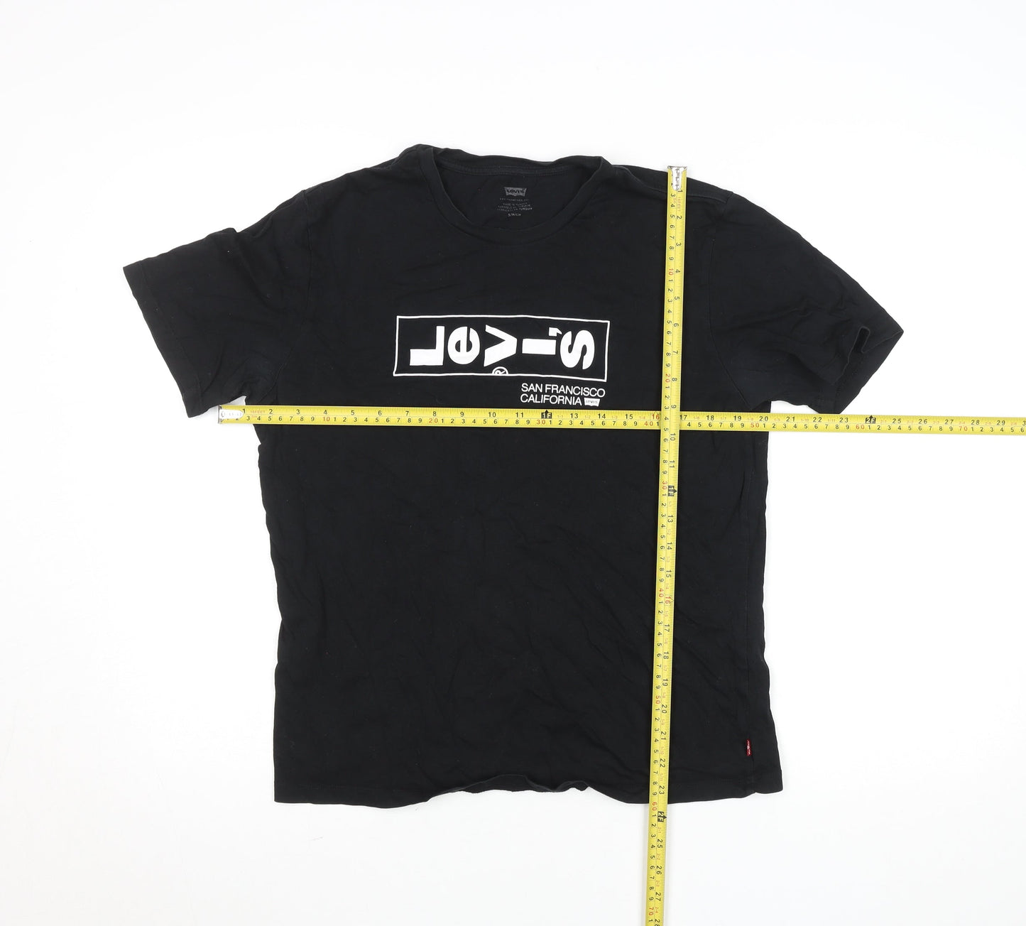 Mens UK Size S Levi's Black  T-Shirt
