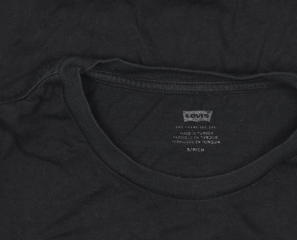 Mens UK Size S Levi's Black  T-Shirt