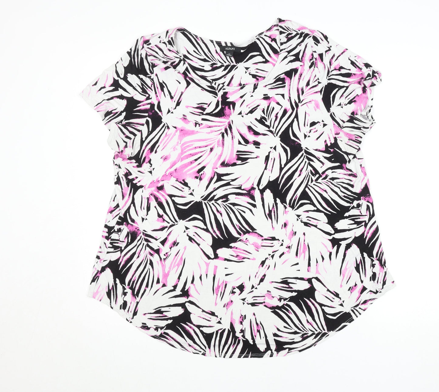 Womens UK Size 2XL Alfani Multicoloured Basic T-Shirt