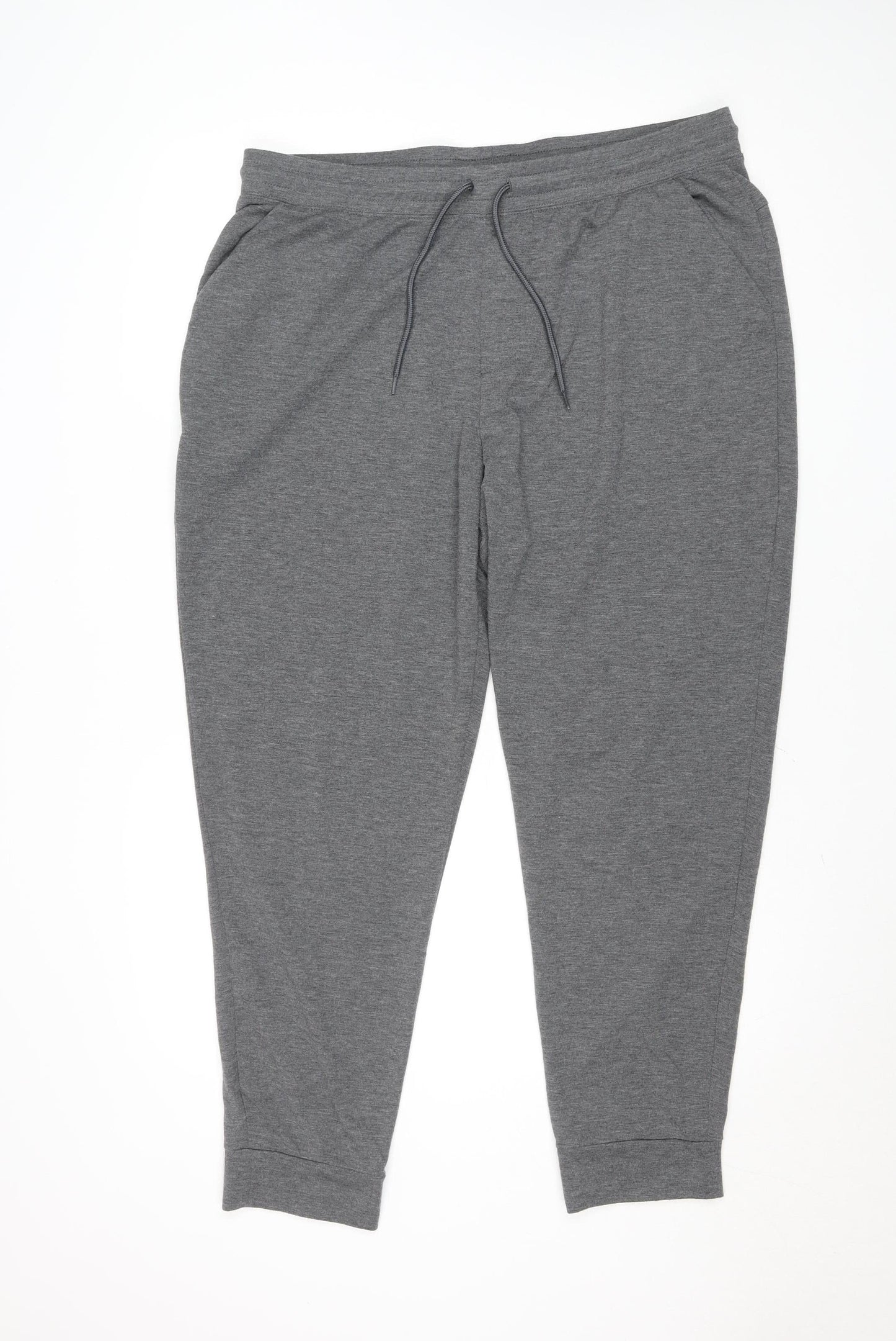 Athletic Works Men's Grey XL Jogger Trousers Stretch Activewear