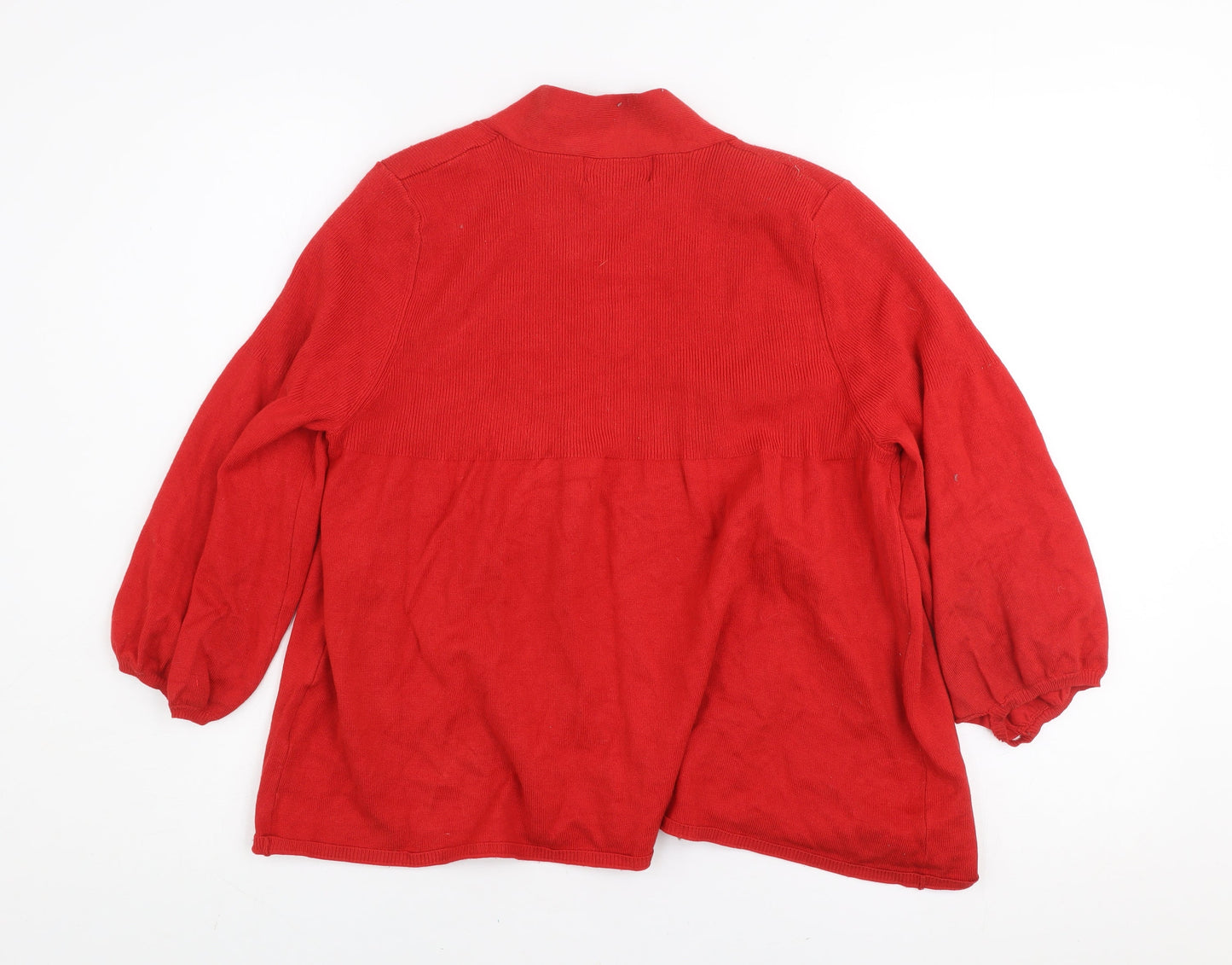 Womens UK Size L Gerard Red Cardigan Jumper
