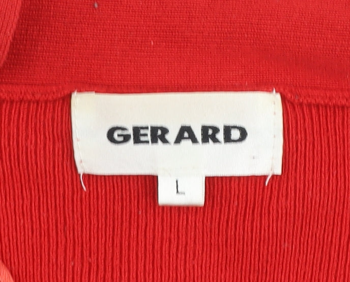 Womens UK Size L Gerard Red Cardigan Jumper