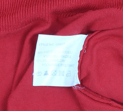 Womens UK Size L Gerard Red Cardigan Jumper