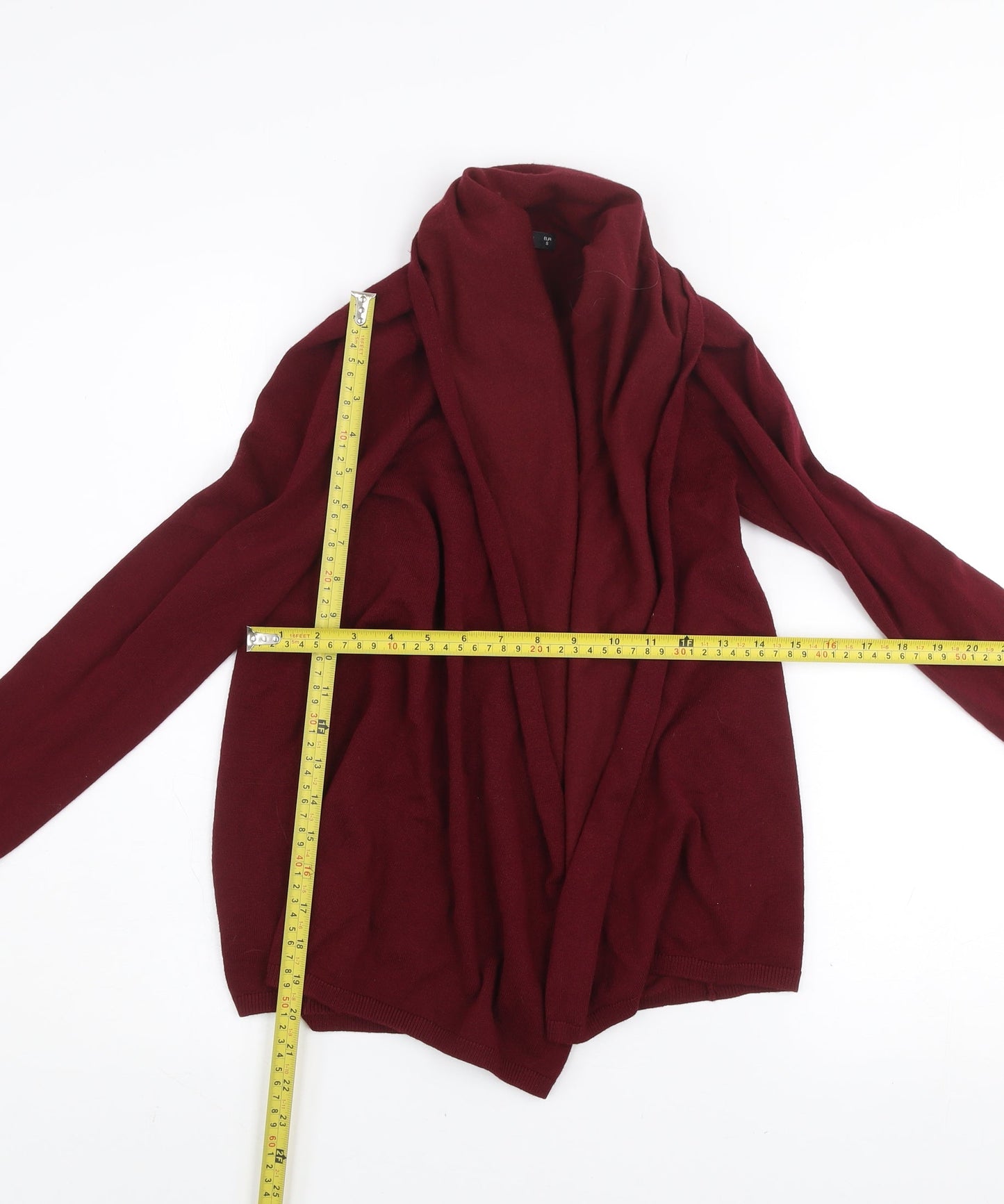 Womens UK Size S Dunnes Red Cardigan Jumper