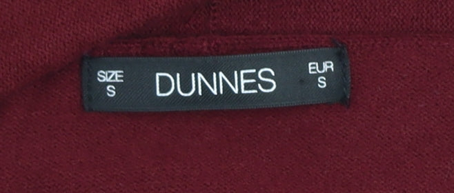 Womens UK Size S Dunnes Red Cardigan Jumper