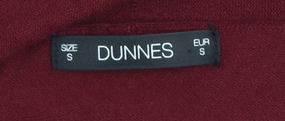 Womens UK Size S Dunnes Red Cardigan Jumper