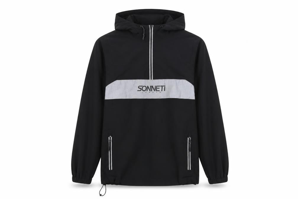 Boys UK Size 13-14 Years Sonneti Black Windbreaker Coat
