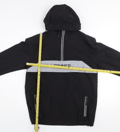 Boys UK Size 13-14 Years Sonneti Black Windbreaker Coat
