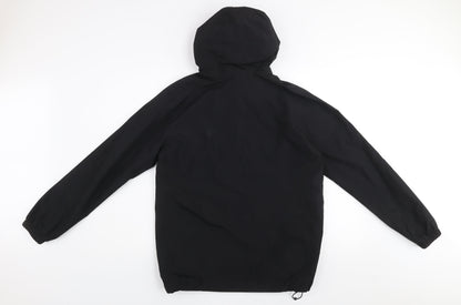 Boys UK Size 13-14 Years Sonneti Black Windbreaker Coat