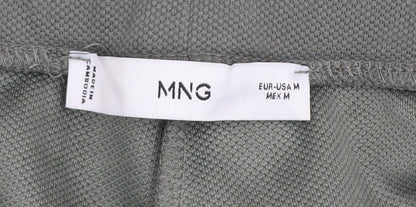 Mango Women’s Grey Jogger Style Tapered Trousers Size M