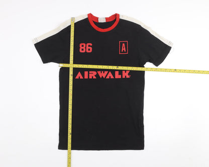 Mens UK Size S AIRWALK Black  T-Shirt