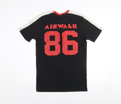 Mens UK Size S AIRWALK Black  T-Shirt