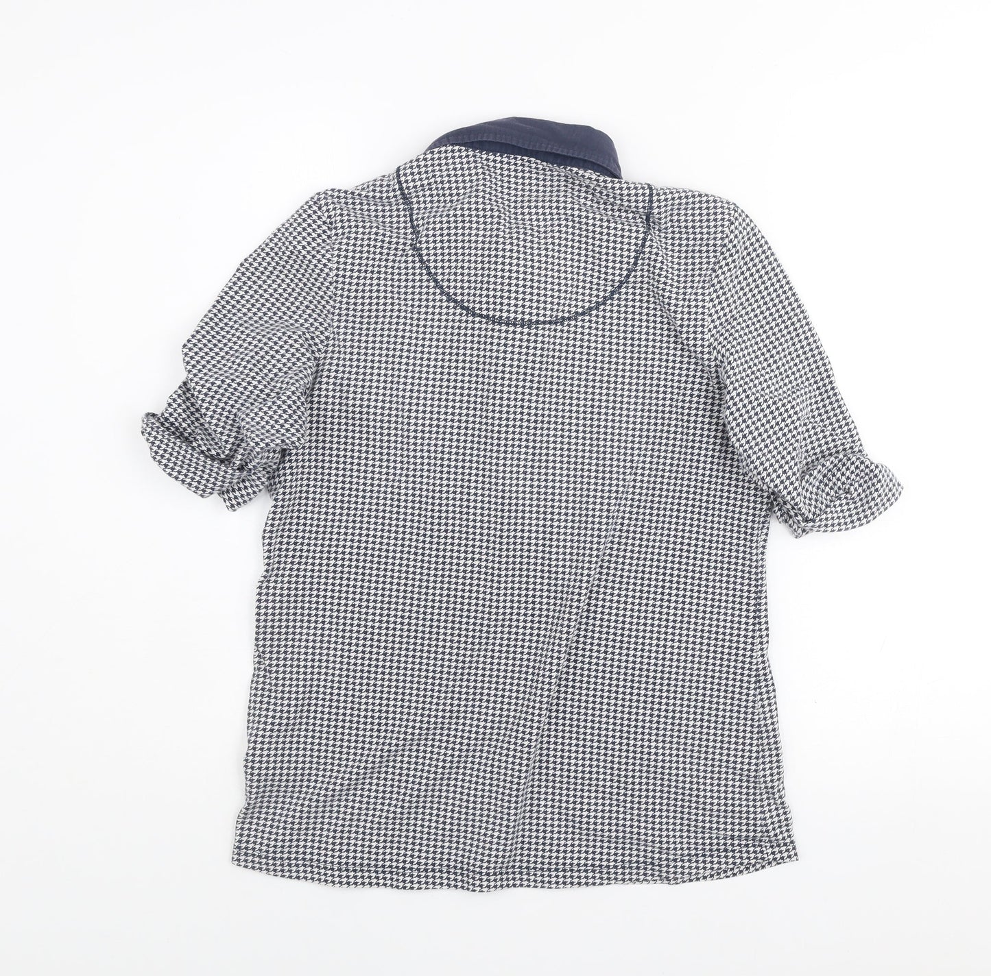 Womens UK Size 12 Peter Hahn Blue Classic Button-Up