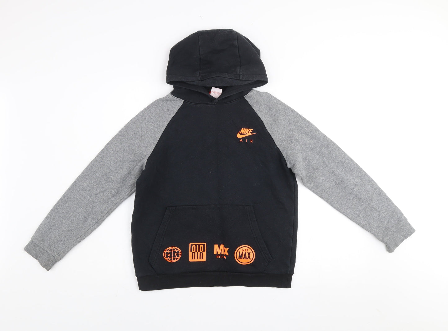 Boys UK Size 12-13 Years Nike Black Pullover Hoodie