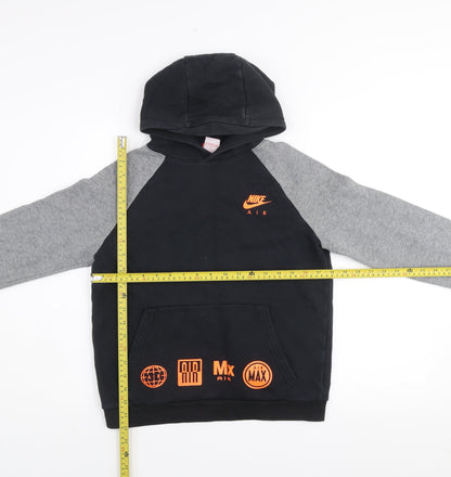 Boys UK Size 12-13 Years Nike Black Pullover Hoodie
