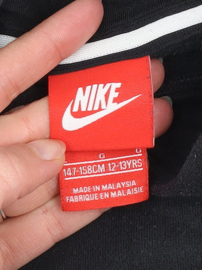 Boys UK Size 12-13 Years Nike Black Pullover Hoodie
