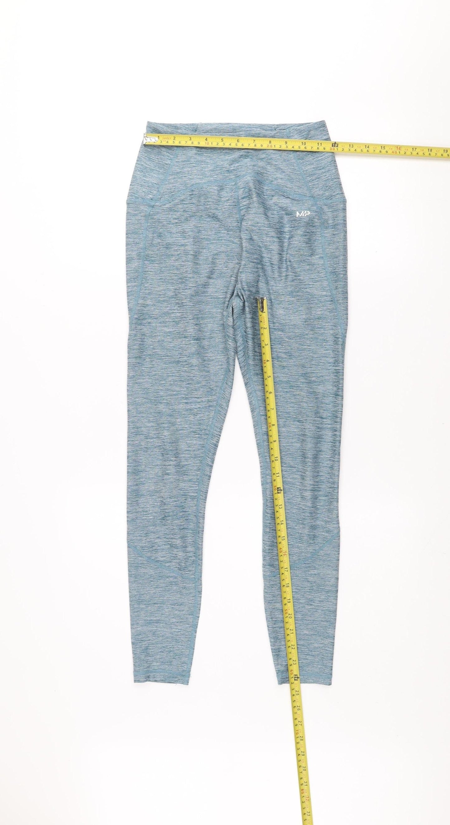 Womens UK Size S MP Slim Fit Leggings Blue Leggings
