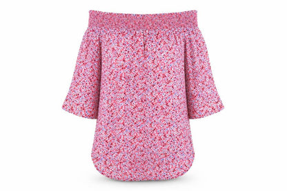 Womens UK Size 10 NEXT Pink Tunic Blouse