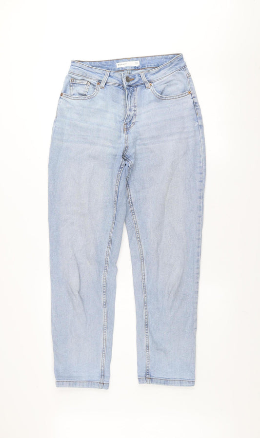 Womens UK Size 8 Dunnes Relaxed Fit Boyfriend Blue Jeans