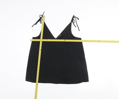 Womens UK Size 10 River Island Black Camisole Tank