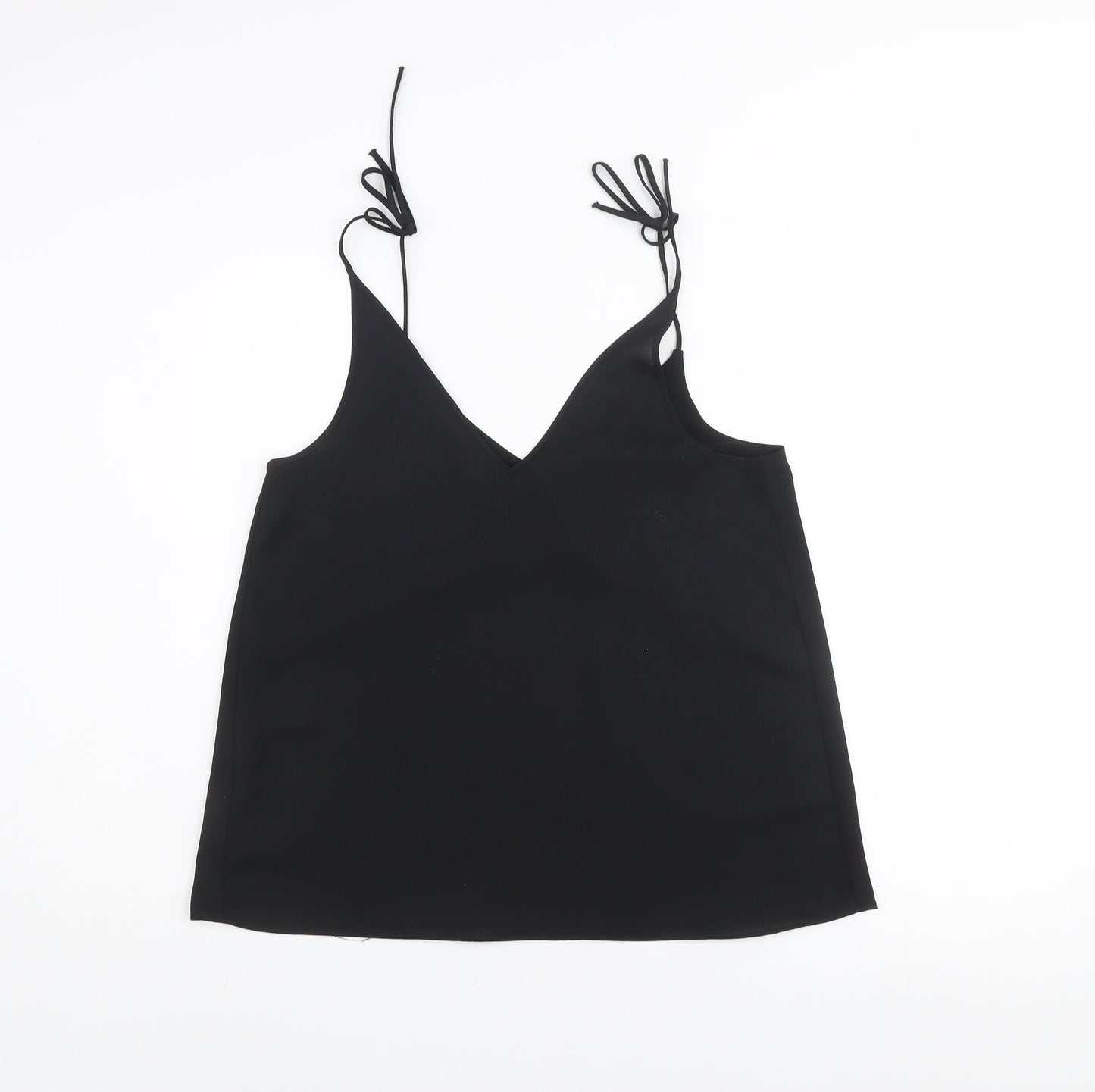 Womens UK Size 10 River Island Black Camisole Tank