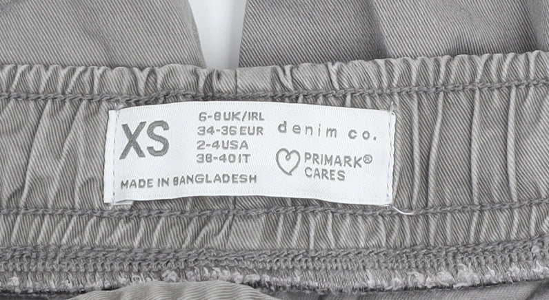 Primark Women Grey XS Jogger Style Trousers with Pockets