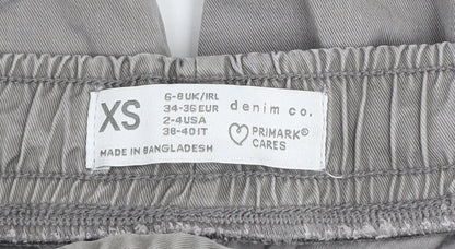 Primark Women Grey XS Jogger Style Trousers with Pockets