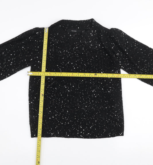 Womens UK Size S VERO MODA Black Pullover Jumper