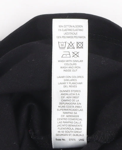 Womens UK Size 12 Savida Black Basic Blouse
