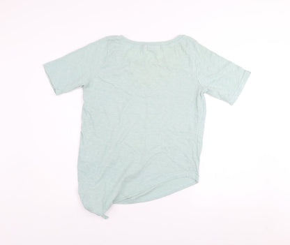 Womens UK Size M Only Green Basic T-Shirt