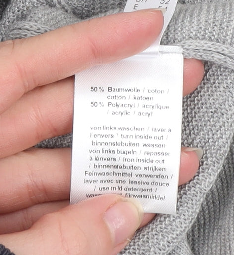 Womens UK Size 24 TR Grey Cardigan Jumper