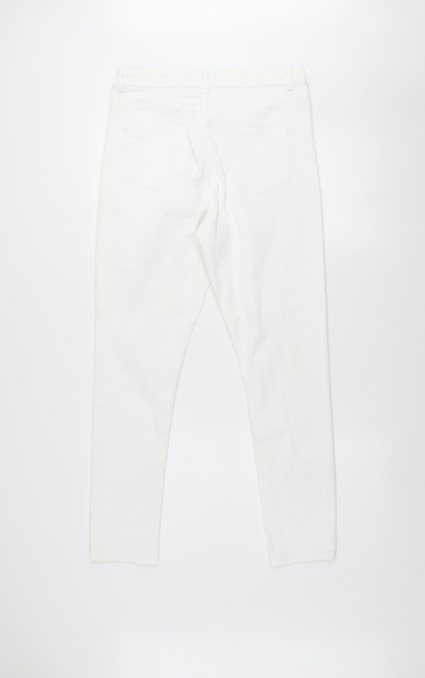 Dorothy Perkins Frankie Women’s White Slim Fit Skinny Jeans Size 14S