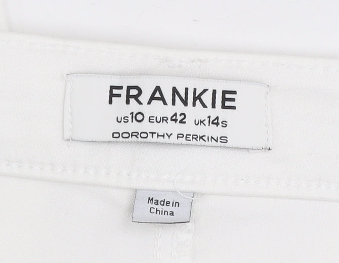 Dorothy Perkins Frankie Women’s White Slim Fit Skinny Jeans Size 14S