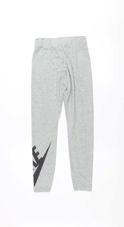 Nike Womens Grey XS Slim Fit Active Leggings Gym Yoga Pants