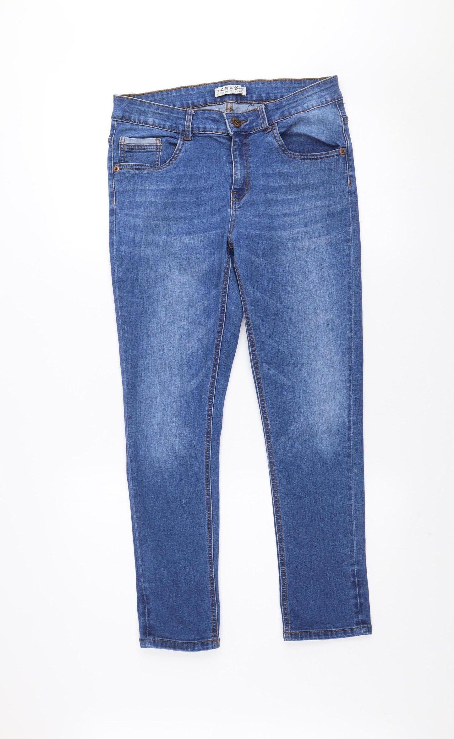 Denim Co. Womens Blue Size 14 Skinny Stretch Jeans